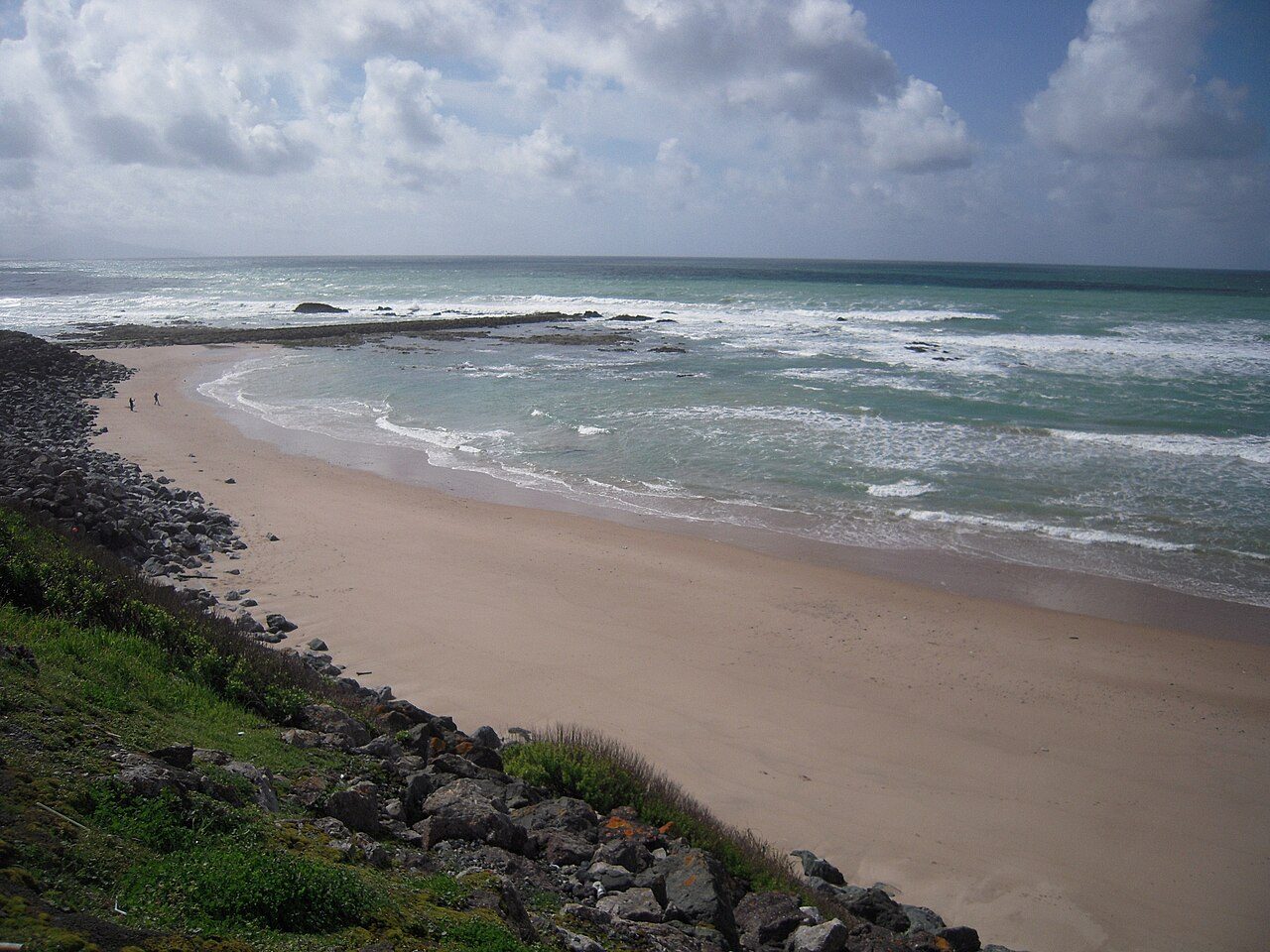 Plage de Marbella à Biarritz