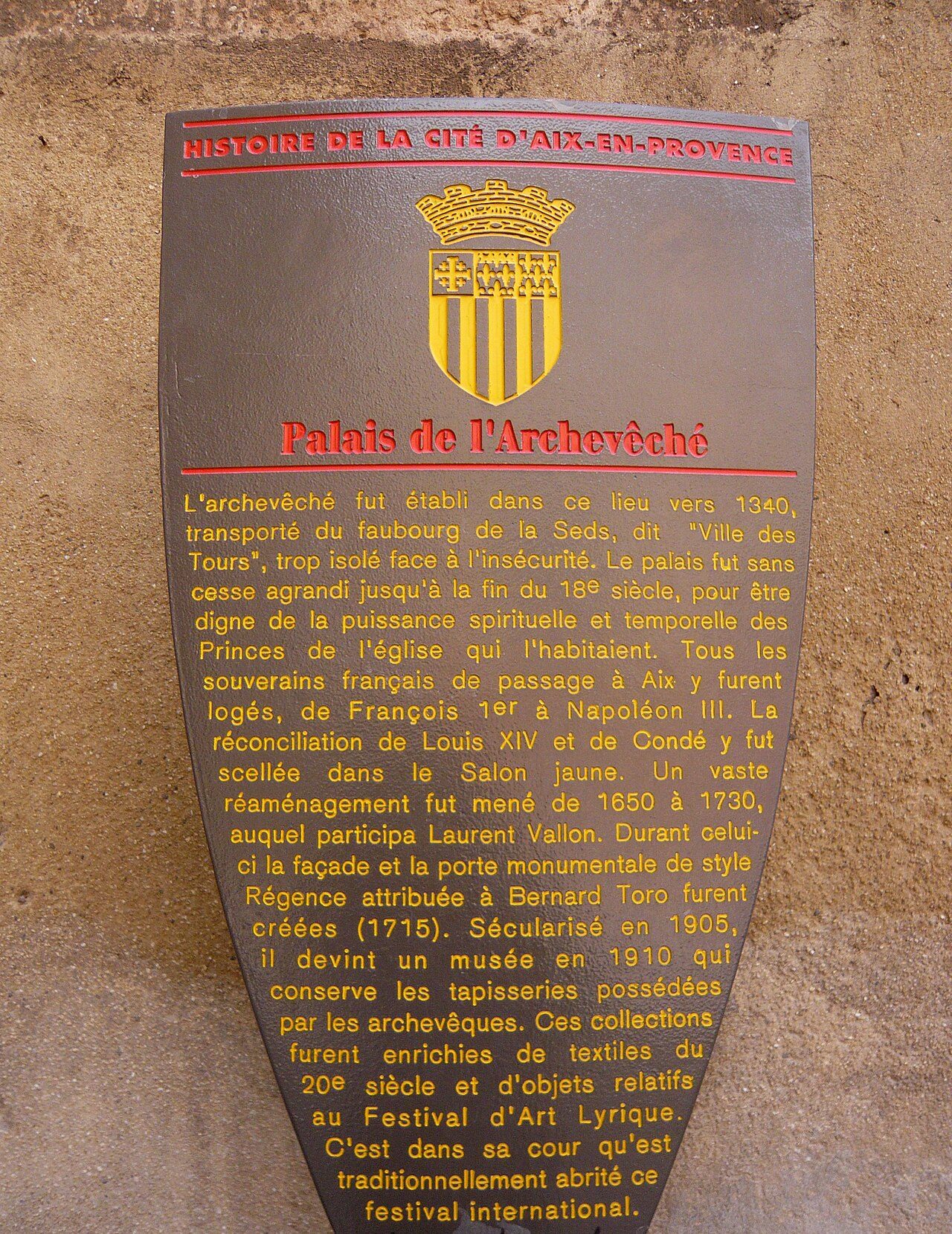 Musée des Tapisseries, Palais de l'Archevêché