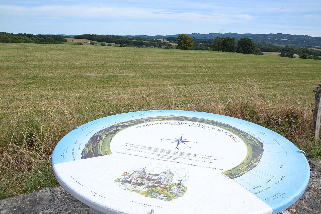 Table d'Orientation à Paulhac à Fursac
