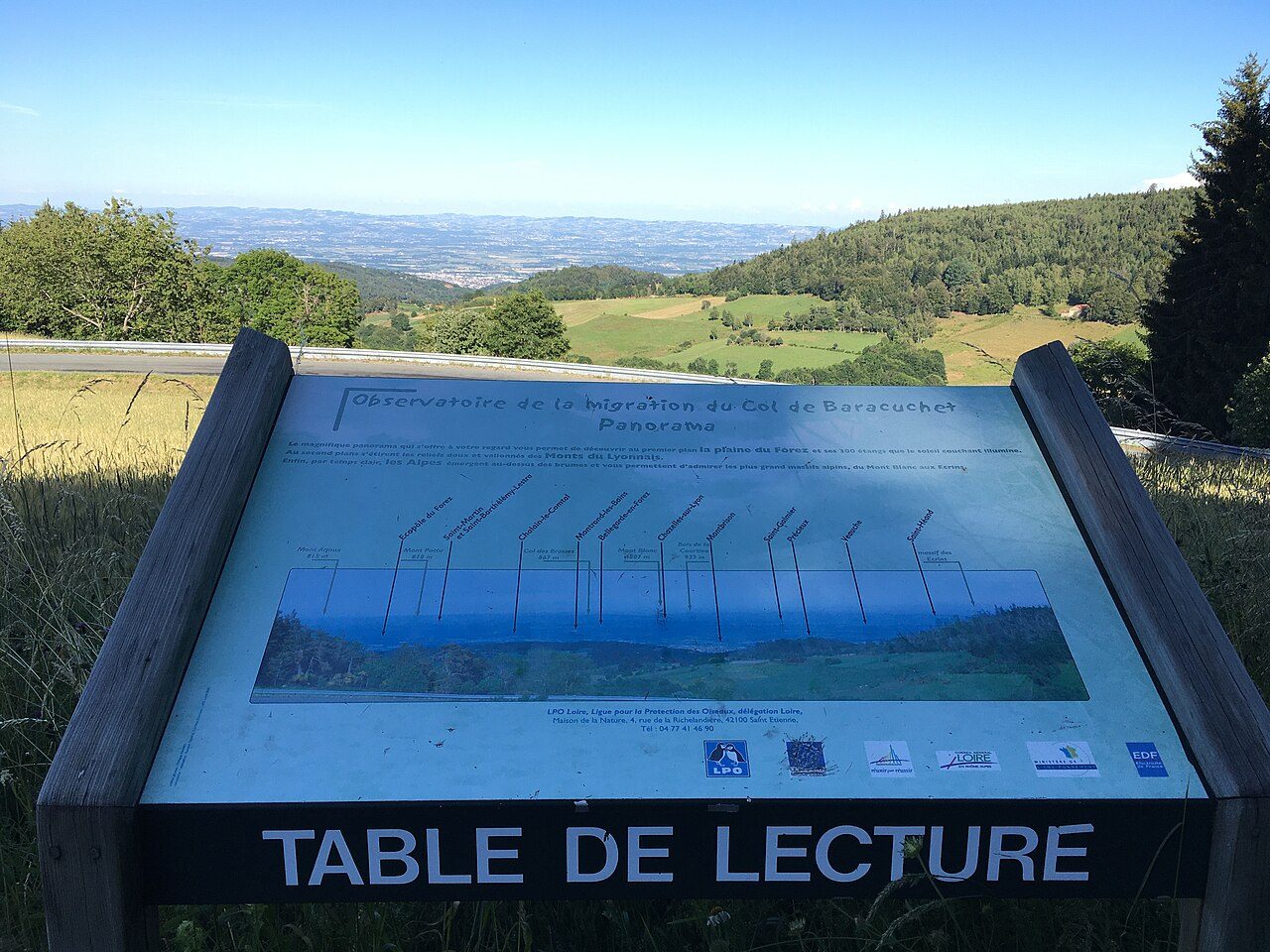 Observatoire du Col de Baracuchet à Lérigneux
