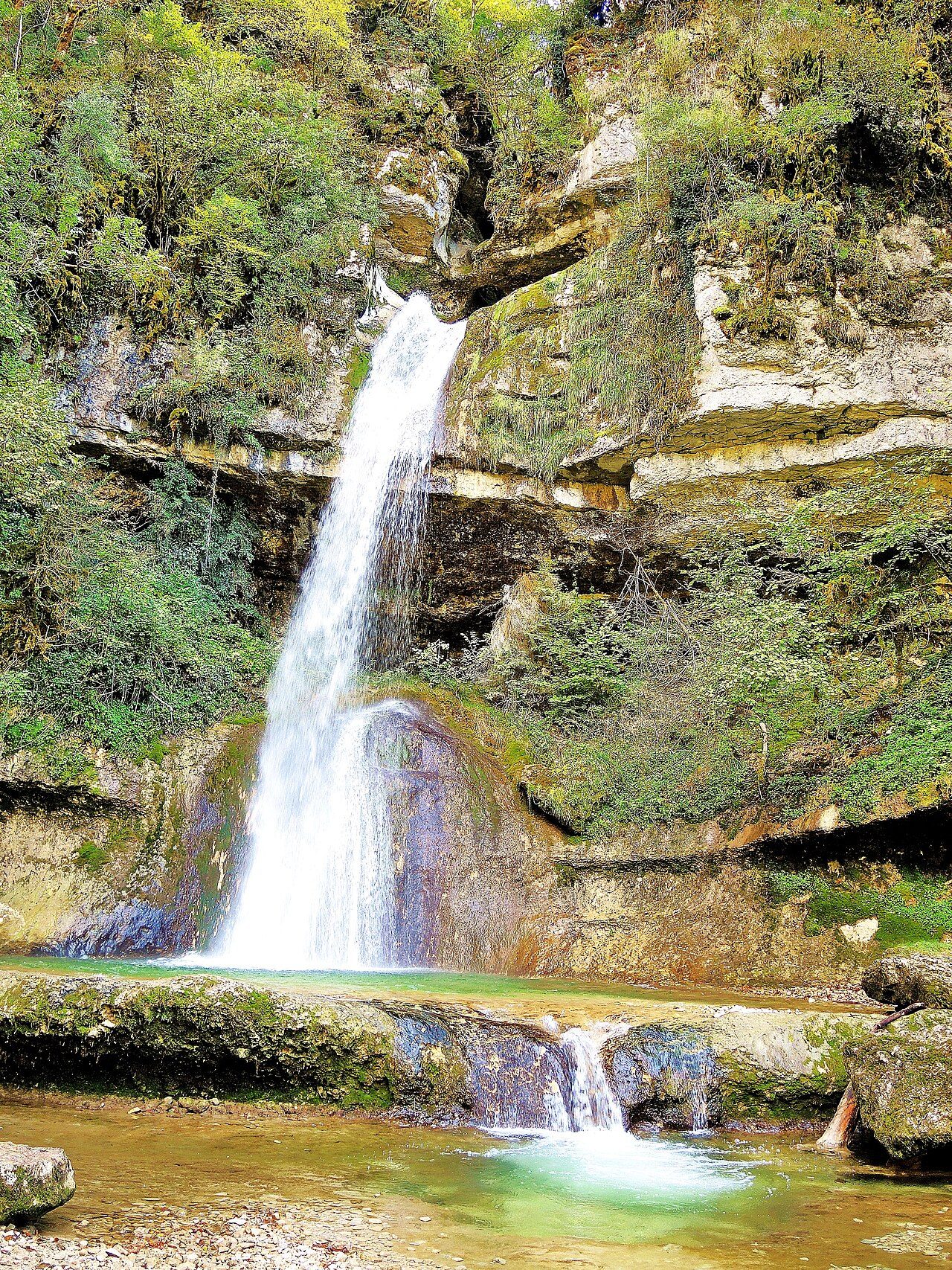Cascade du Moulin à Les Bouchoux