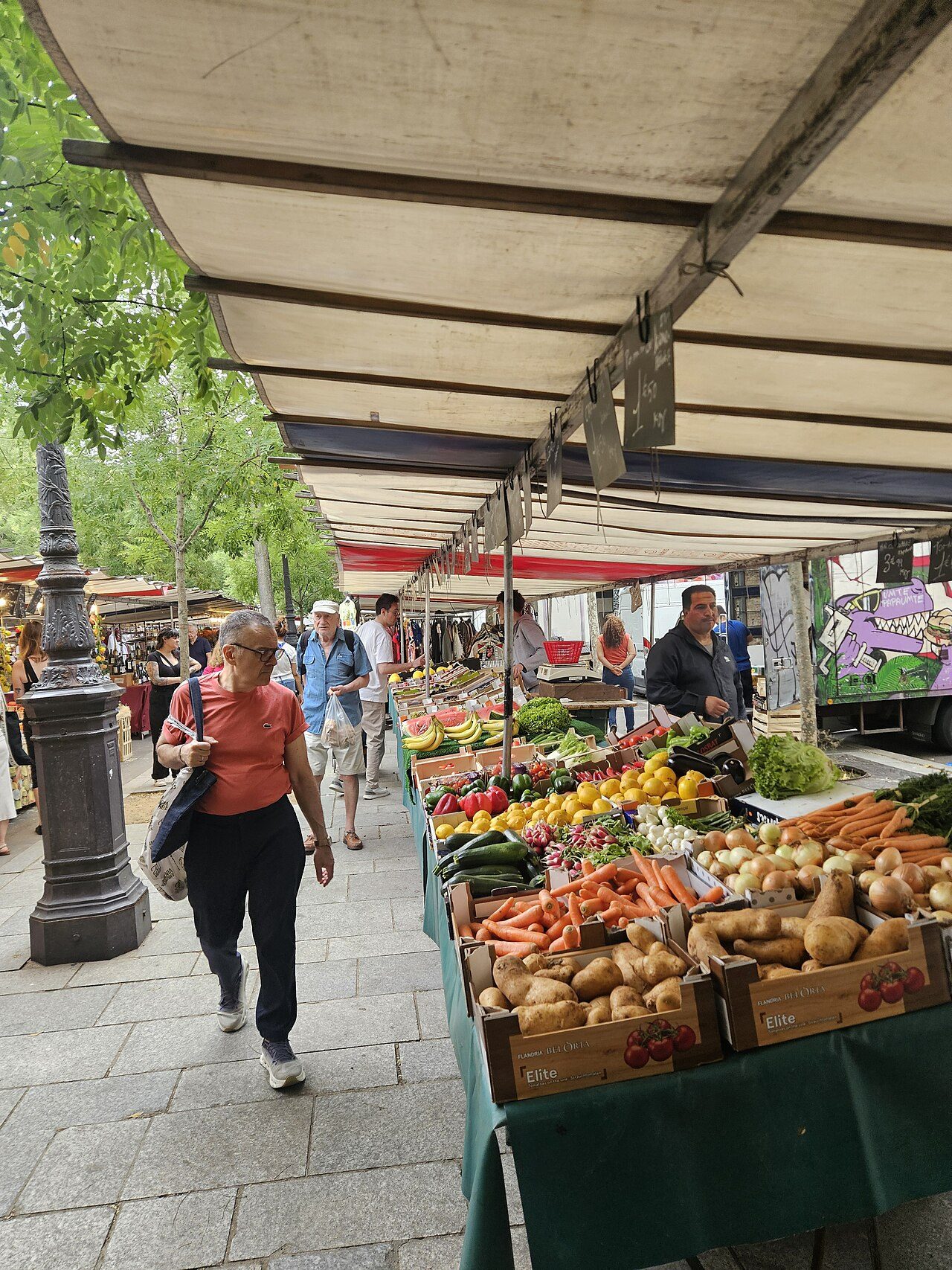 Marché Bastille à Paris