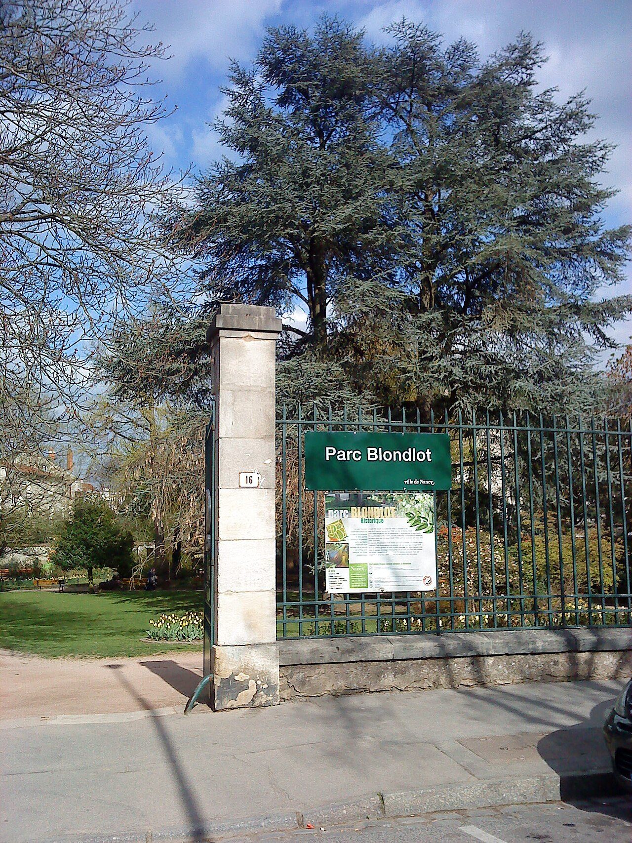 Parc Blondlot à Nancy