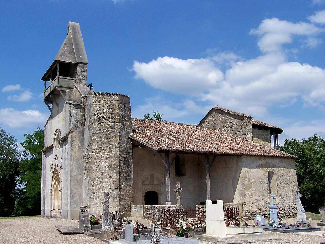 Eglise Saint-Romain à Castets et Castillon