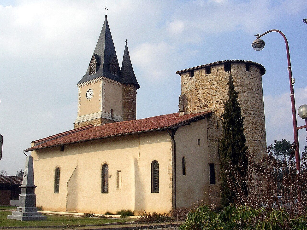 Eglise Saint-Médard de Geloux à Geloux