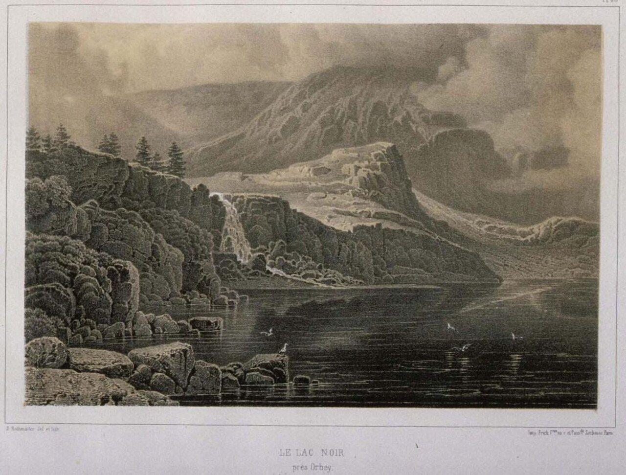 Le Lac Noir à Orbey