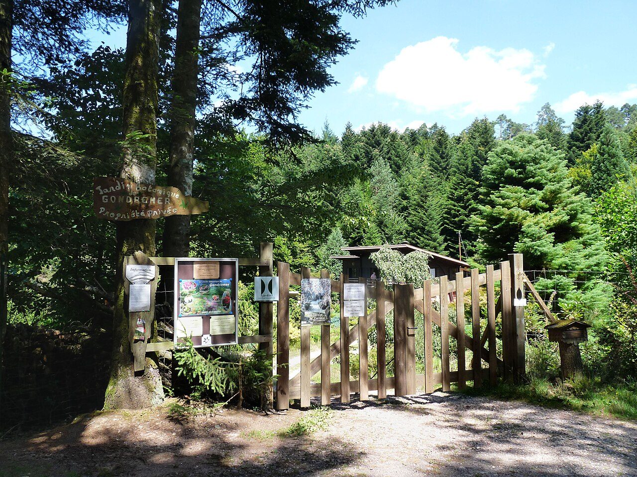 Jardin botanique de gondremer à Autrey
