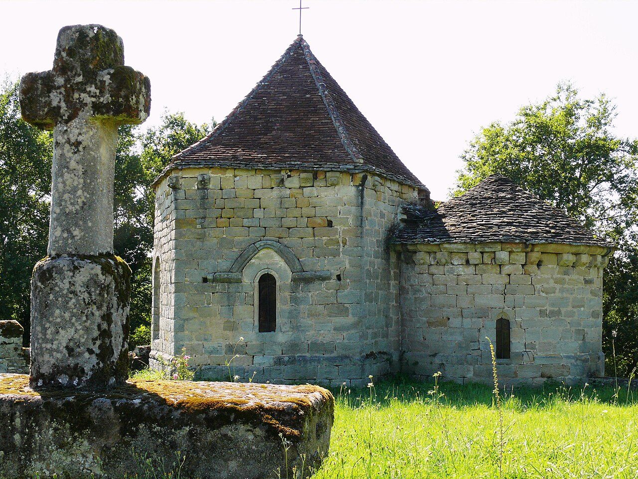 Eglise Saint Hilaire la Combe à Curemonte