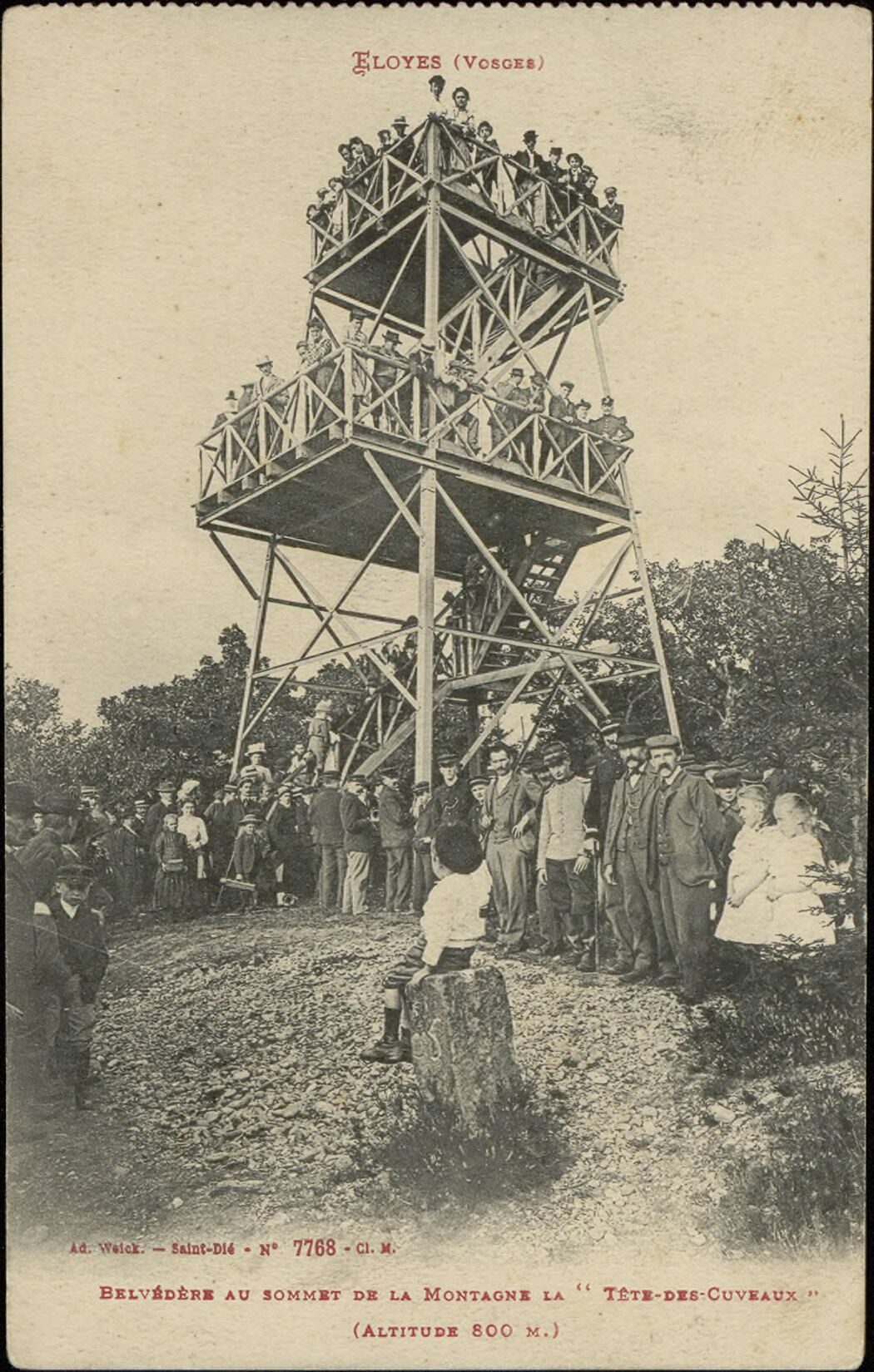 Belvédère de la tête des Cuveaux à Éloyes