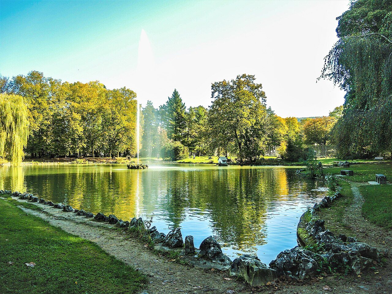 Parc des bains à Lons-le-Saunier