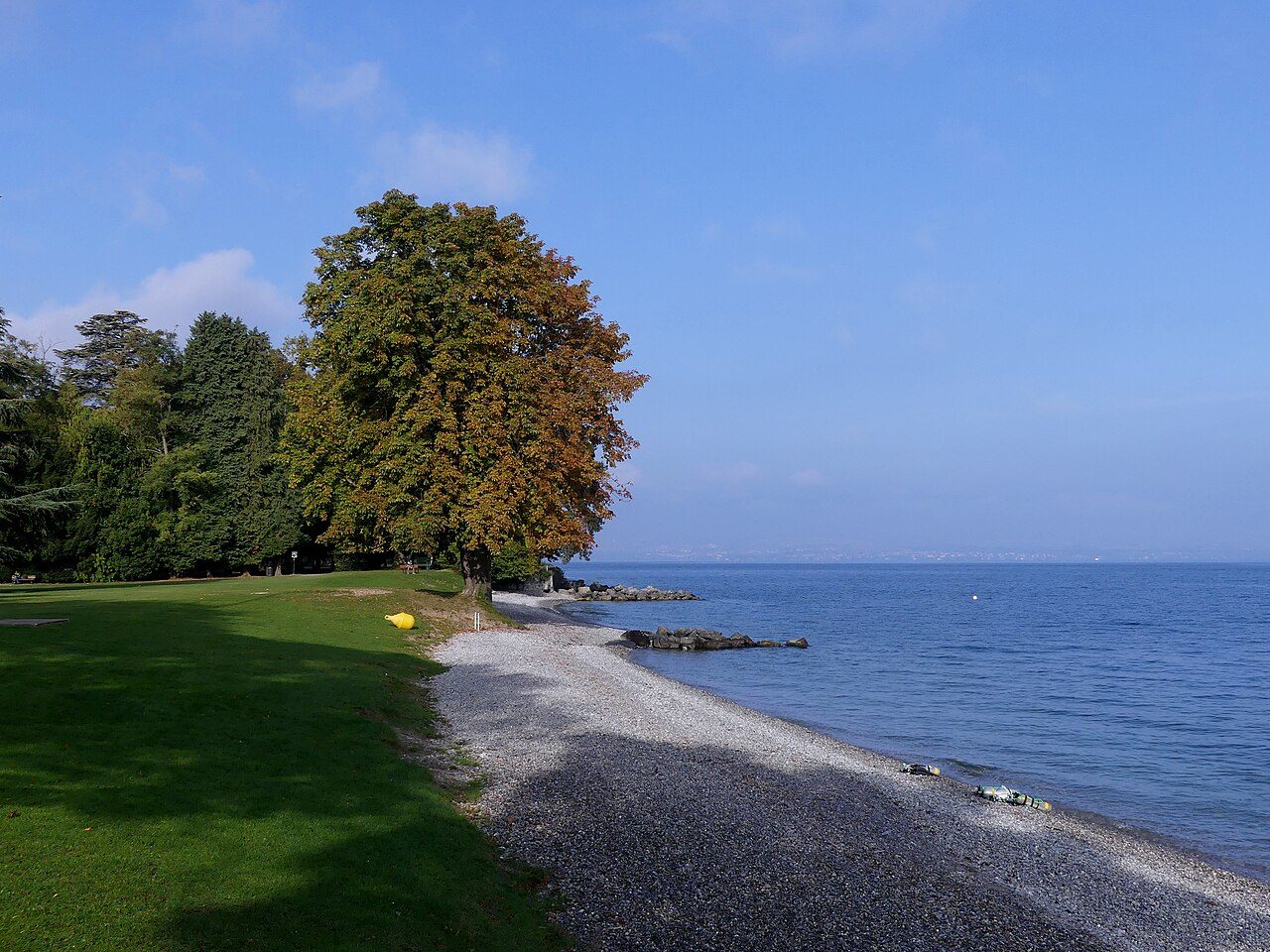 Plage municipale de Publier