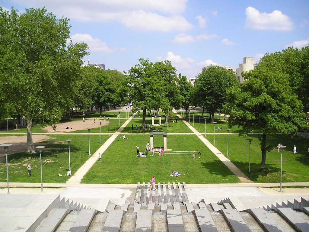 Parc de Bercy à Paris