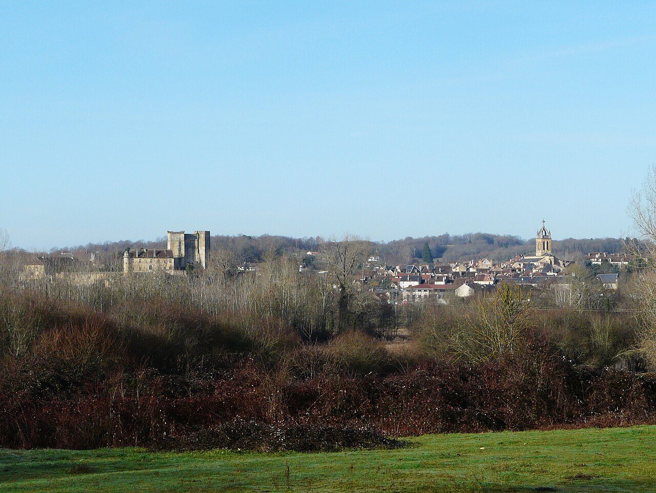 Falaise du Château d'Excideuil à Excideuil