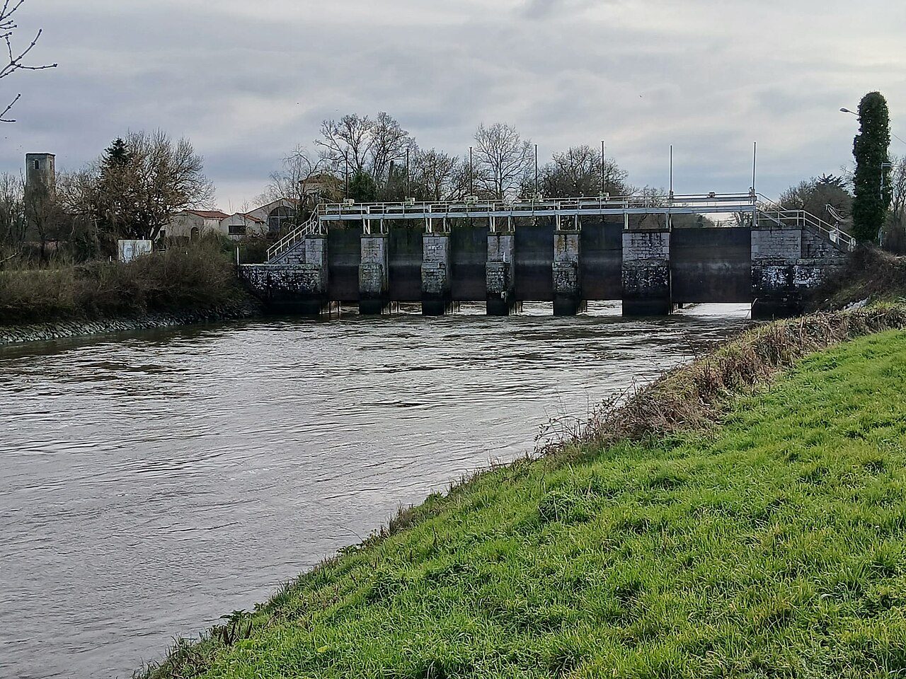 Le canal de Buzay à Rouans