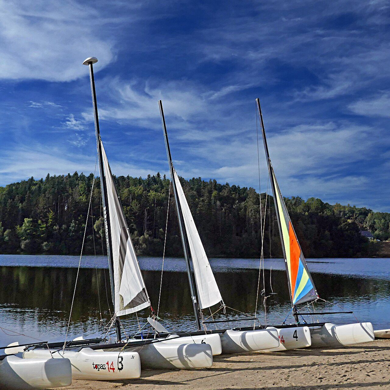 Plage de Lastioulles à Trémouille