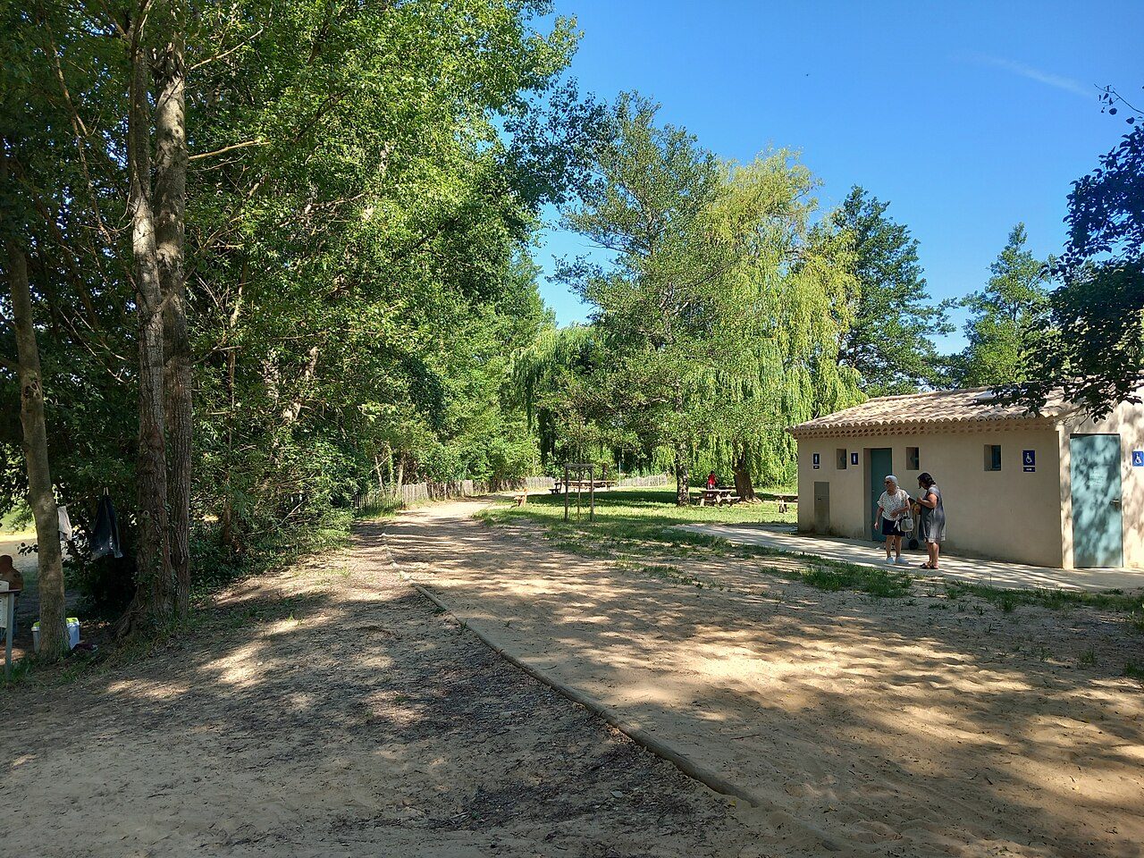 Plan d'eau des Salettes à Mormoiron