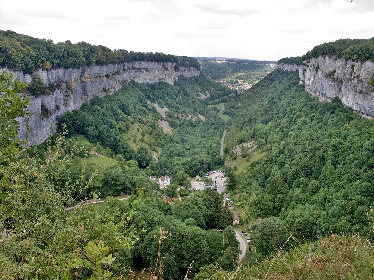 Reculée de Baume-les-Messieurs à Baume-les-Messieurs