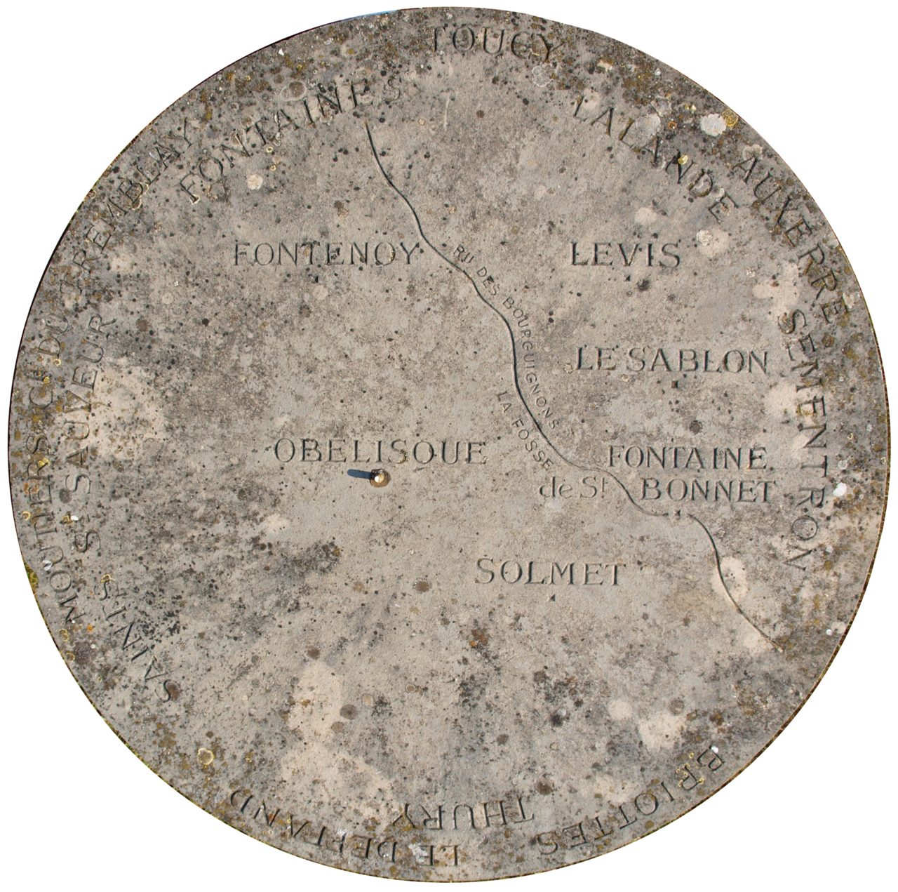 Table d'orientation à Charpey