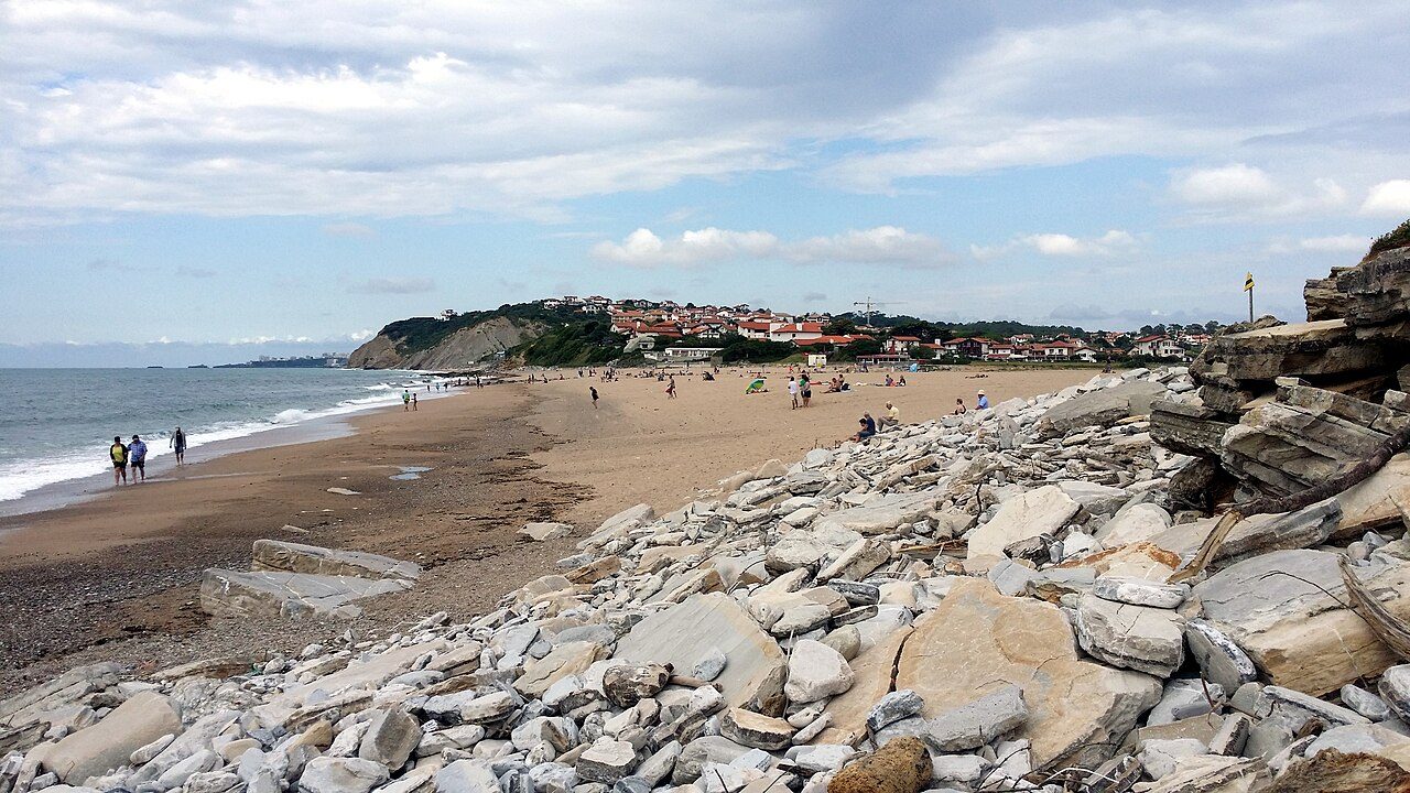 Plage de l'Uhabia à Bidart