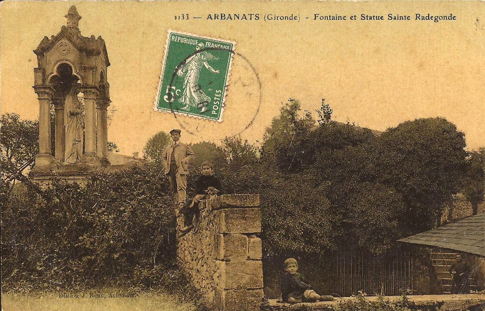 Statue Sainte Radegonde à Arbanats