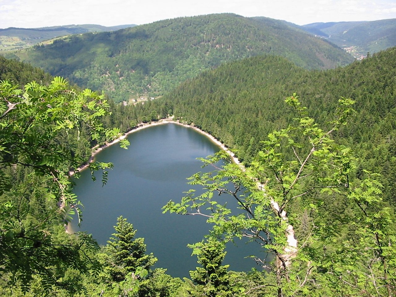 La roche du lac des corbeaux