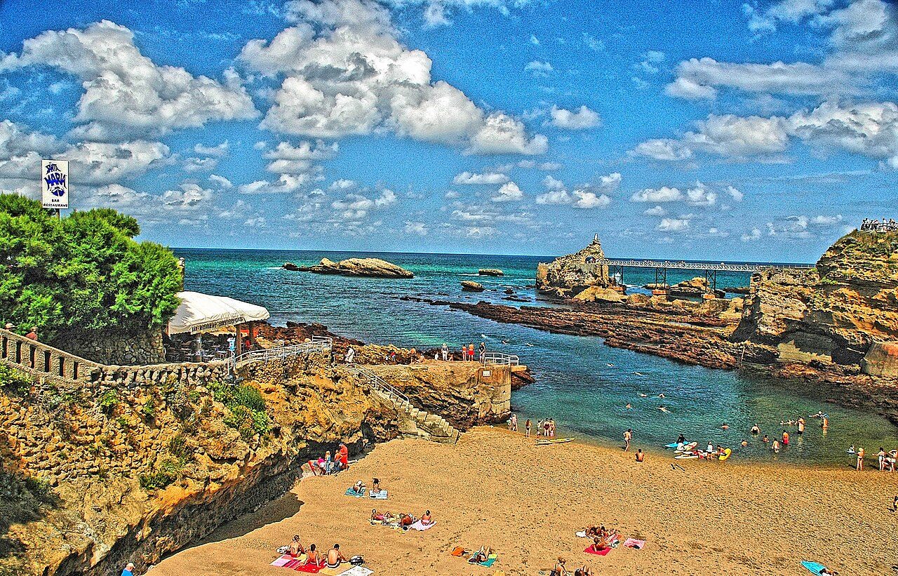 Plage du Port Vieux à Biarritz