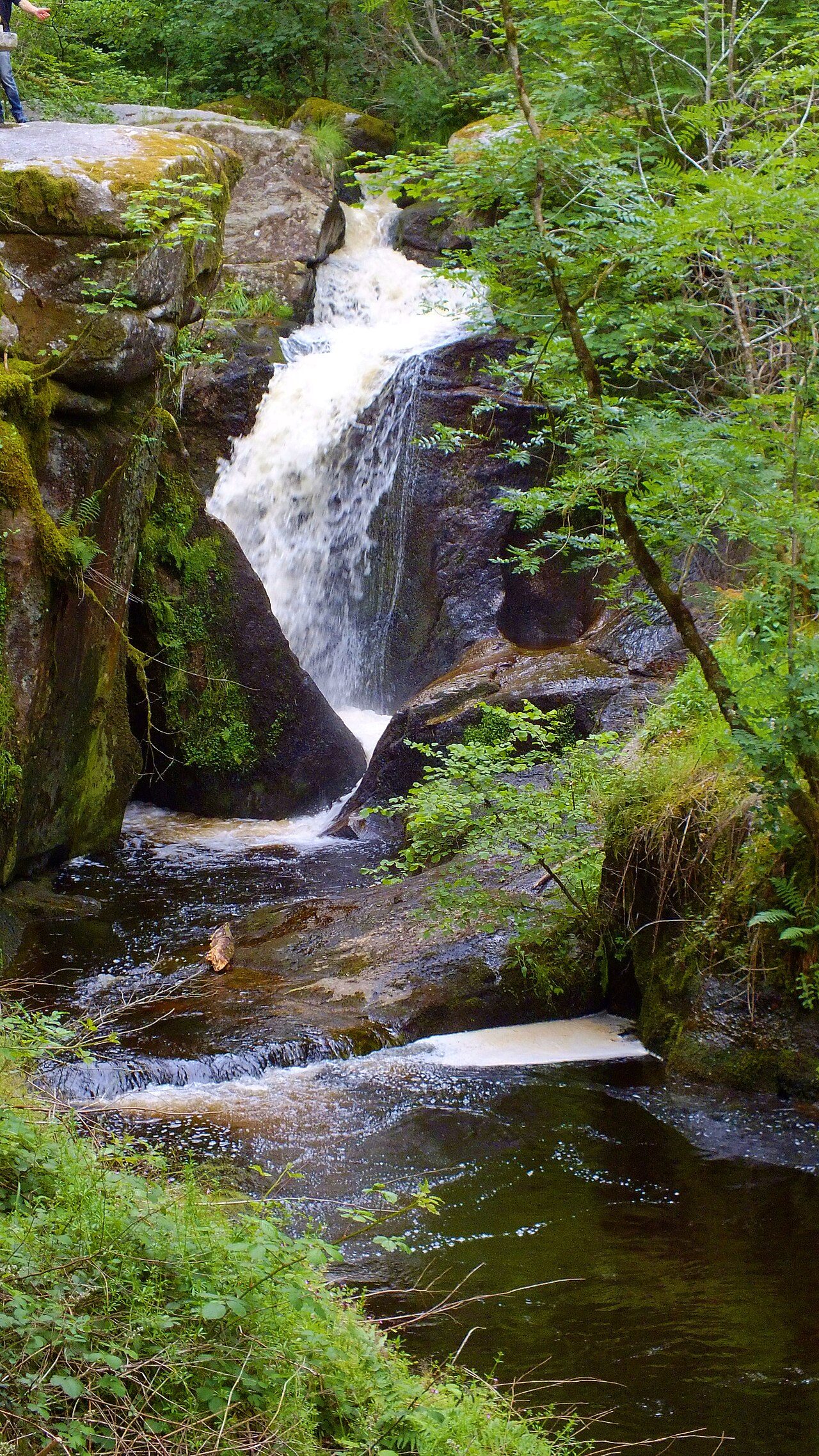 Cascade des Jarrauds à Saint-Martin-Château