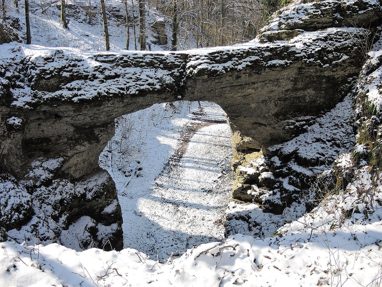 Le Pont Sarrazin à Vandoncourt