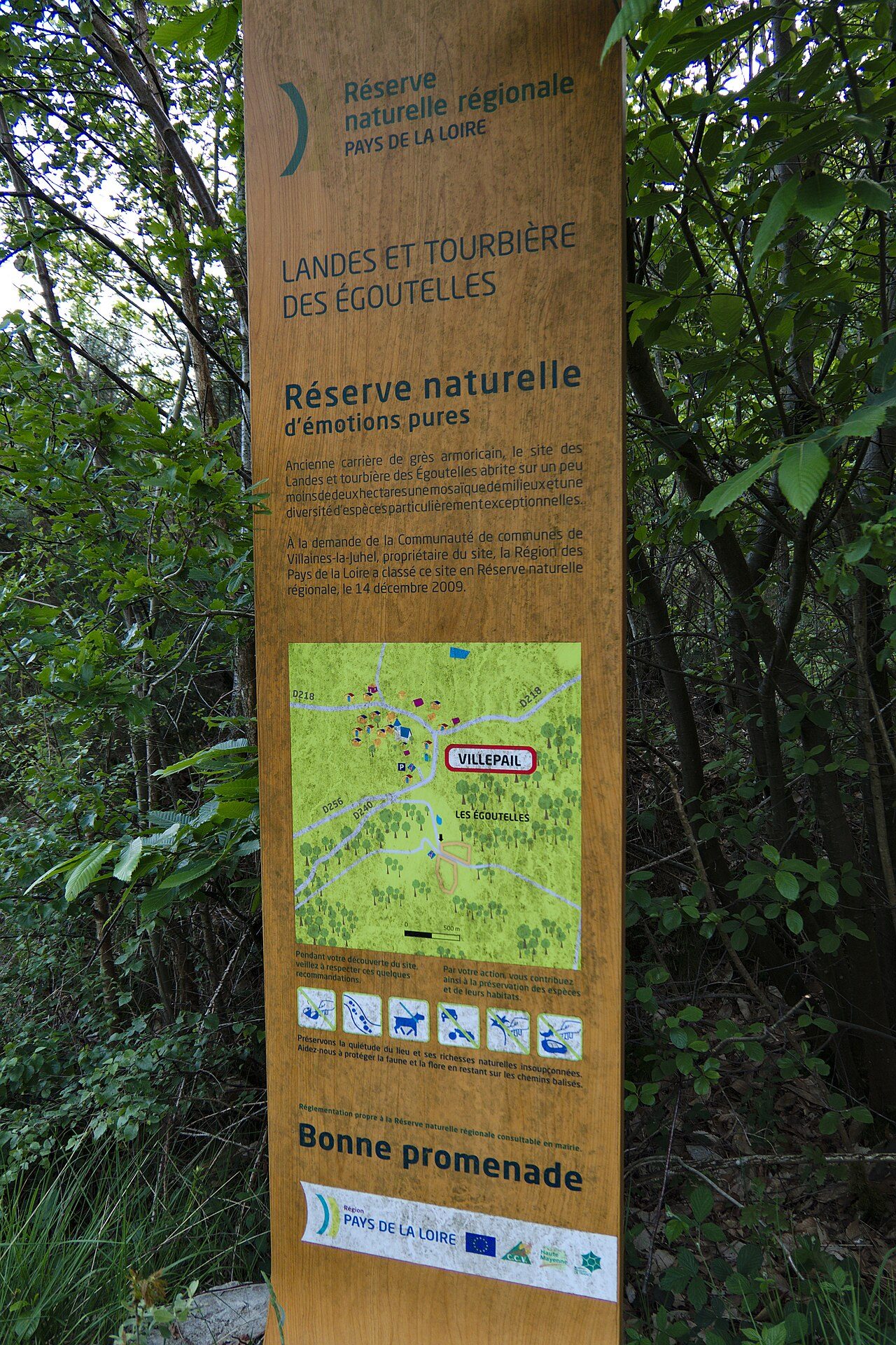 RÉSERVE NATURELLE RÉGIONALE DES ÉGOUTELLES à Villepail