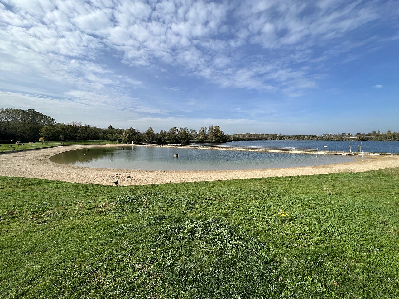 Base de loisirs du Lac de Cormoranche à Cormoranche-sur-Saône