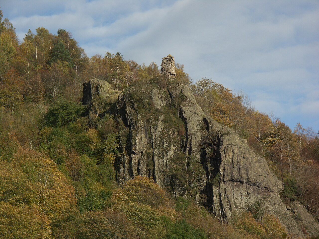 Ruines du château du Gutenbourg à Le Bonhomme