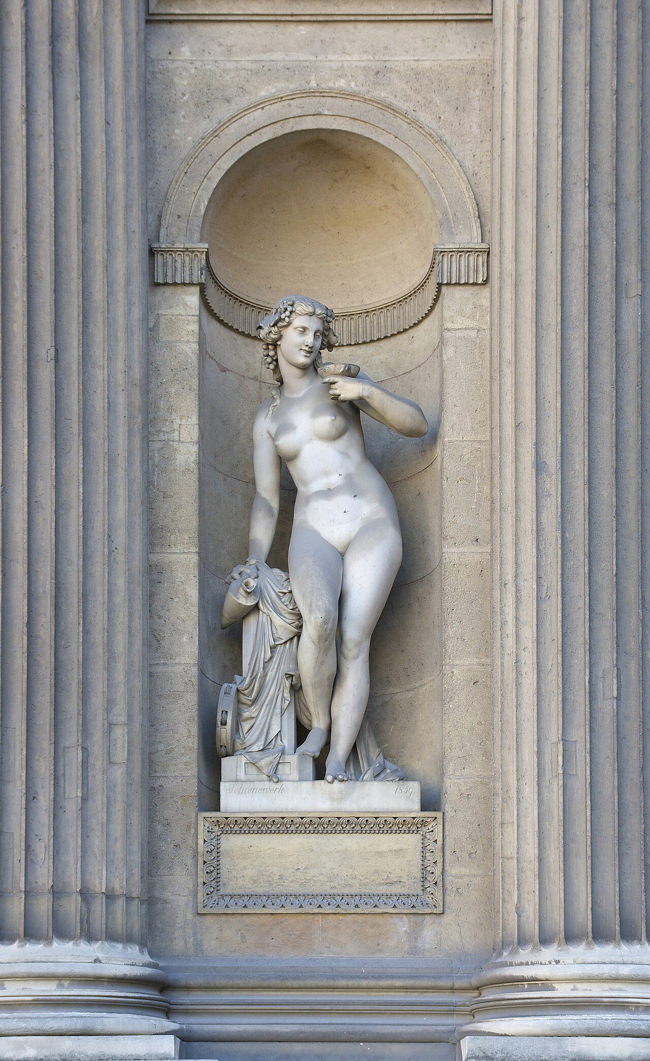 Cour carrée du Louvre à Paris