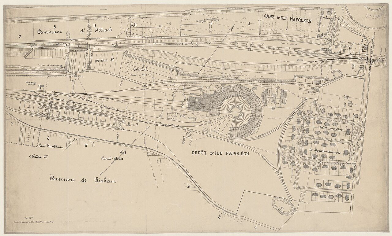 La gare d'Ile Napoléon
