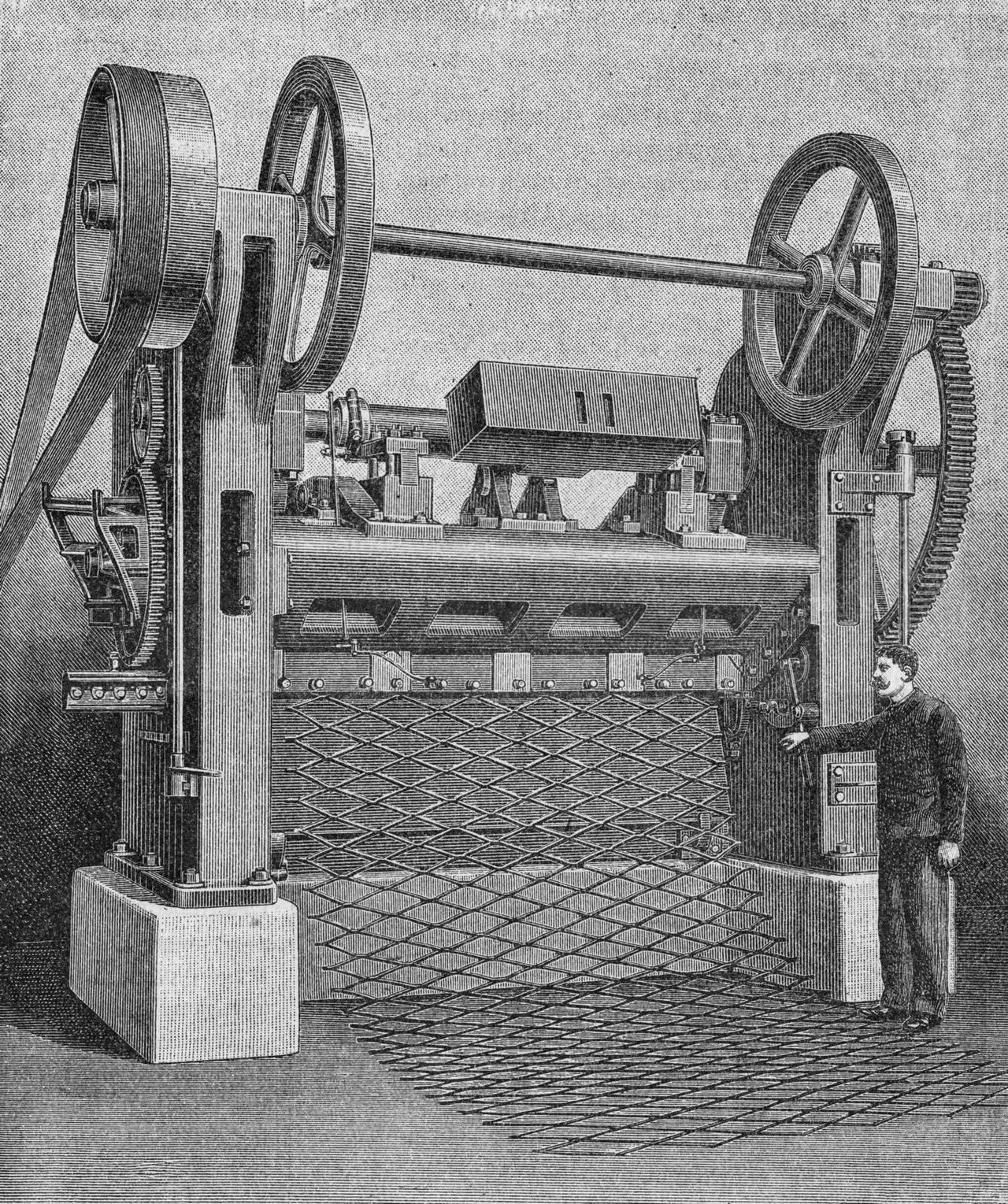 Métal déployé à Montbard