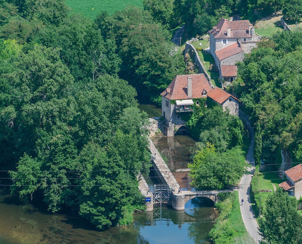Moulin d'Aulanac à Saint-Cirq-Lapopie