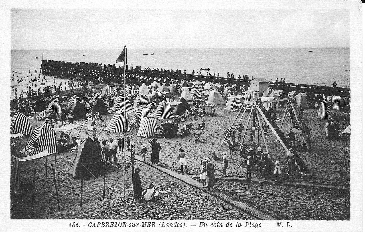 Plage de l'Estacade à Capbreton