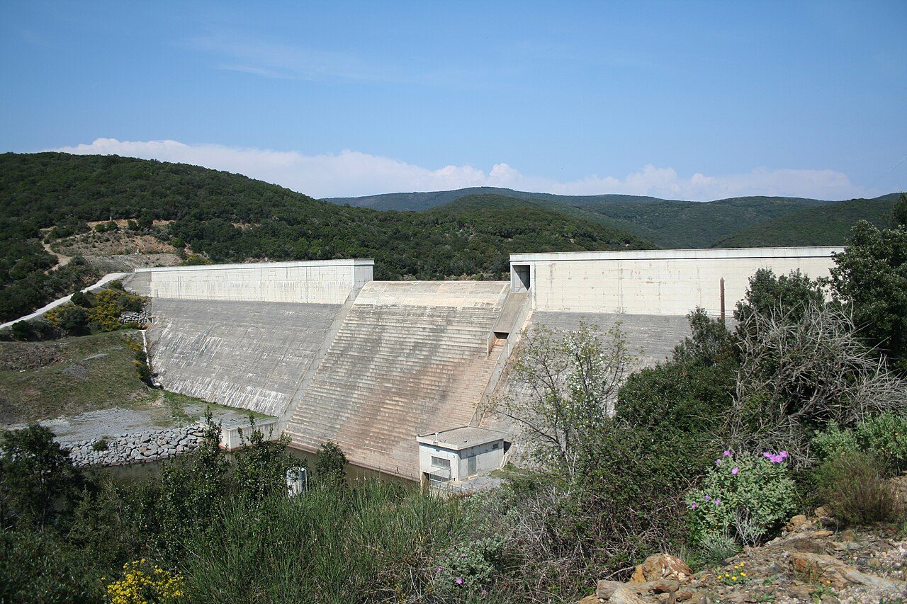 BARRAGE ET LAC DES OLIVETTES à Vailhan