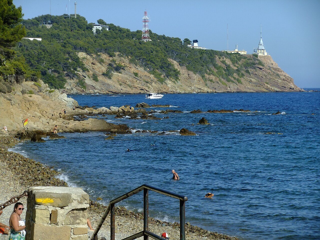 Plage de La Coudoulière à Saint-Mandrier-sur-Mer