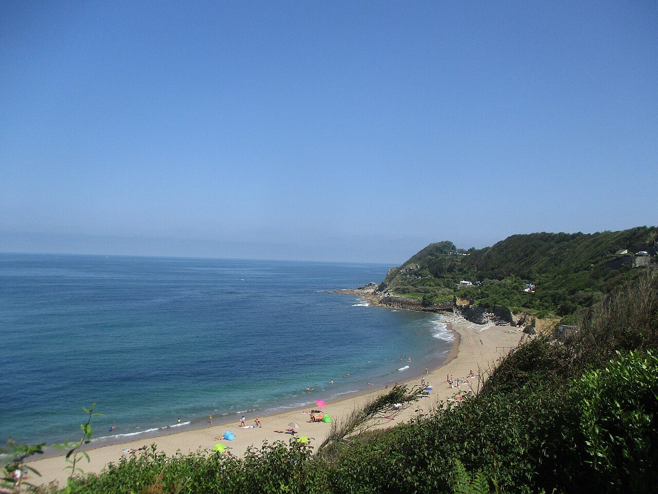 Plage de Lafiténia à Saint-Jean-de-Luz