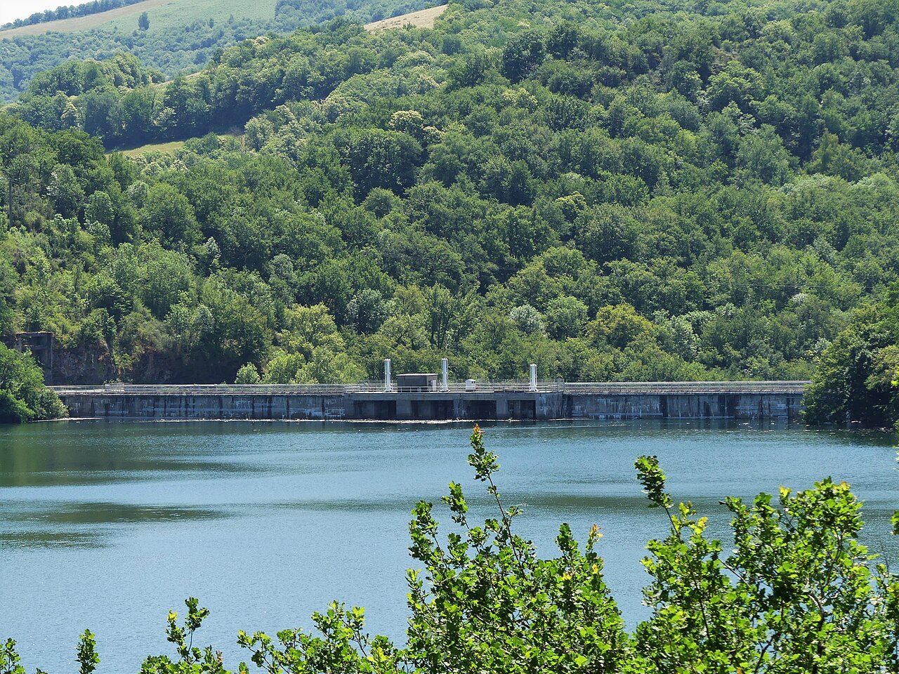 Barrage EDF de Castelnau- Lassouts à Lassouts
