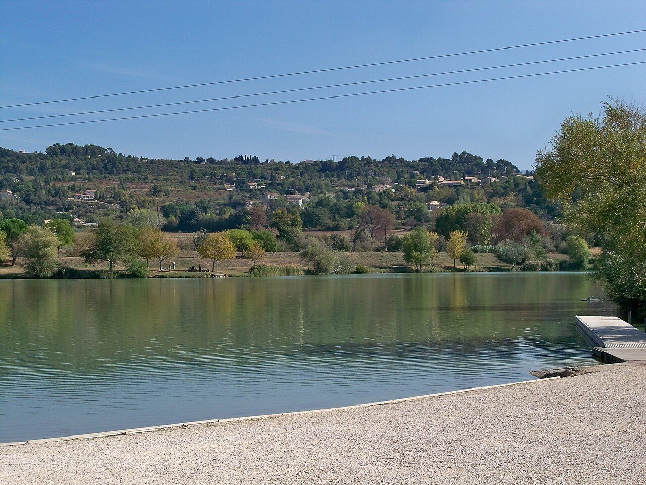 Plan d'eau de La Riaille à Apt