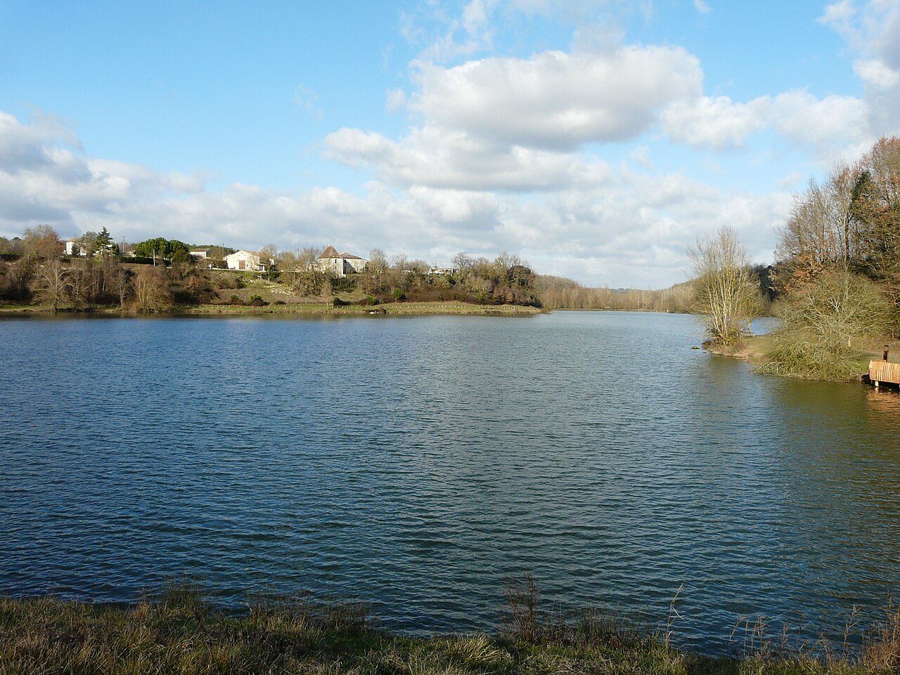 Lac de Lescourroux à Soumensac