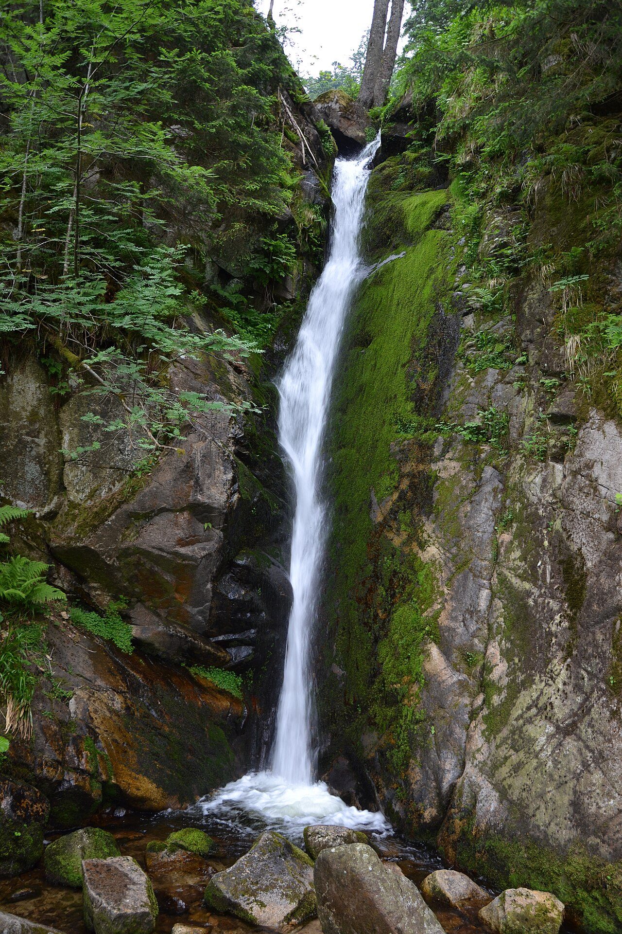 La cascade du Rudlin à Le Valtin