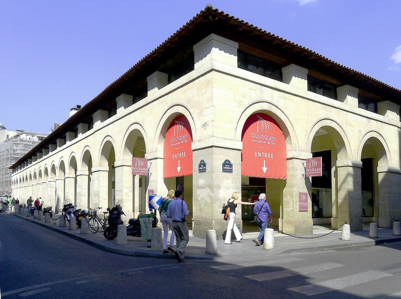 Marché couvert Saint-Germain à Paris