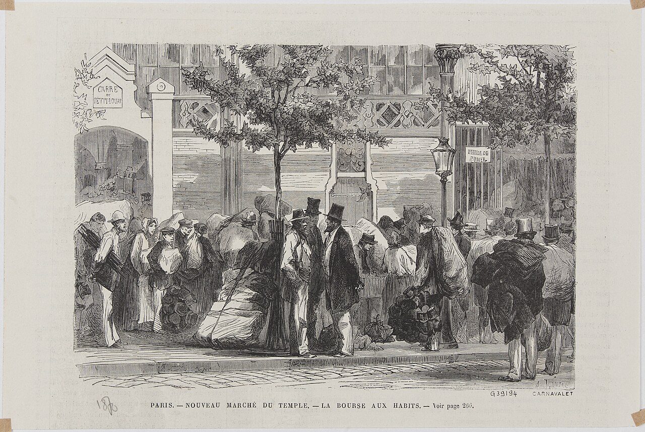 Marché Bourse à Paris