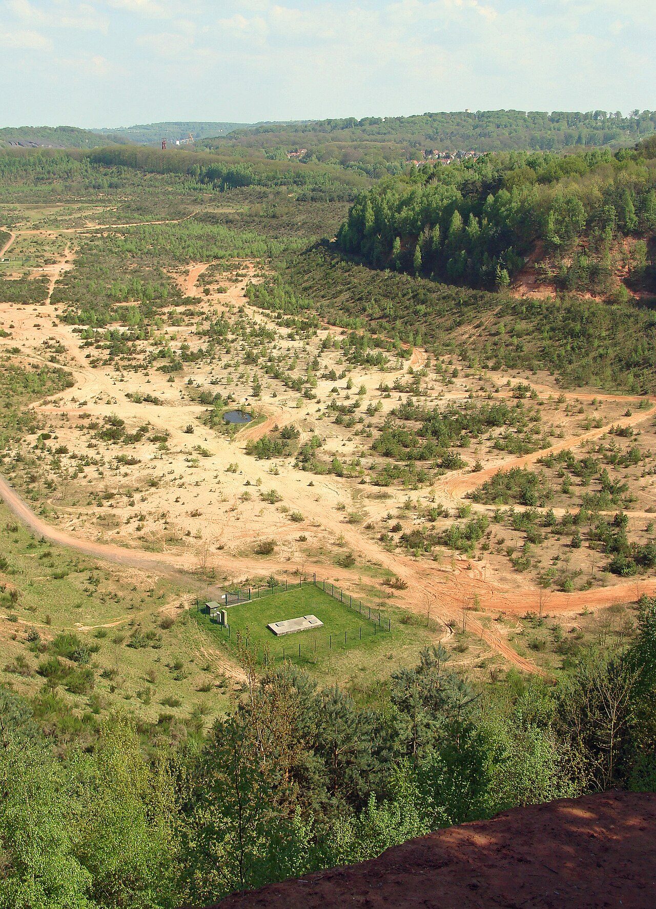 Le belvédère de la Carrière Barrois à Freyming-Merlebach