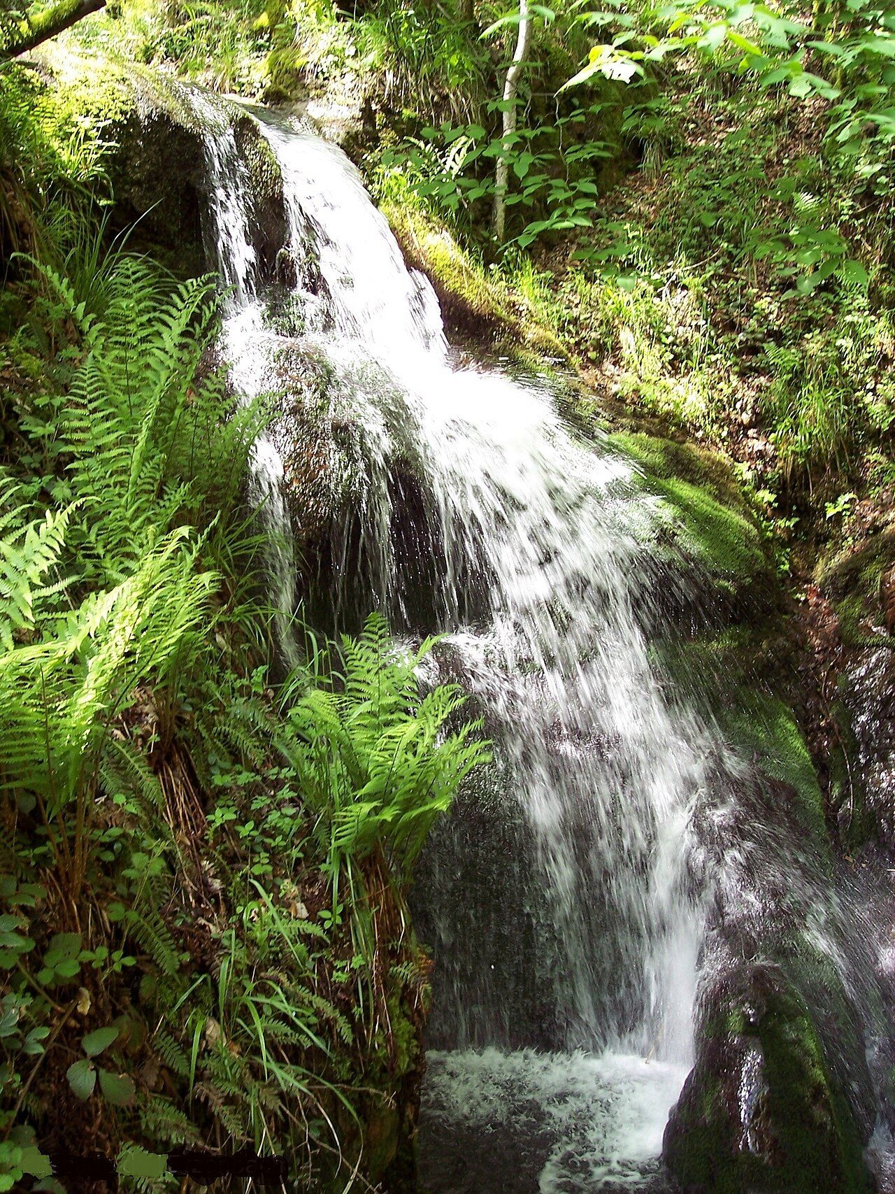 La cascade de l'Erzenbach à Steinbach
