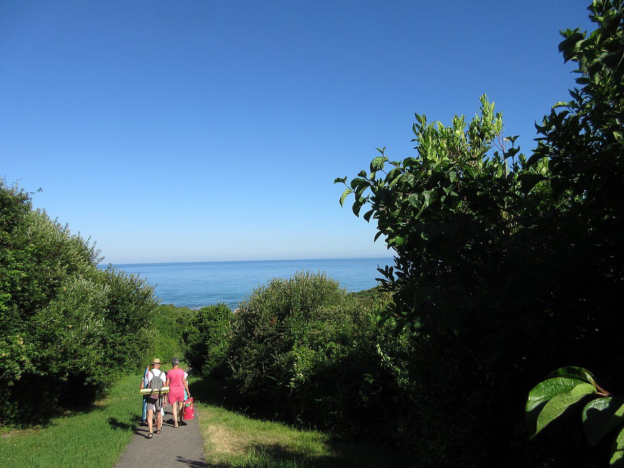 Plage d'Erretegia à Bidart