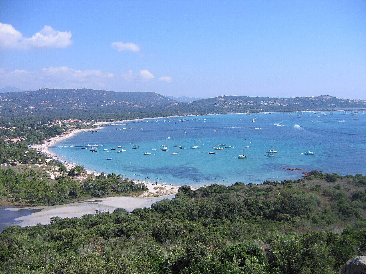 La plage de Saint Cyprien à Lecci