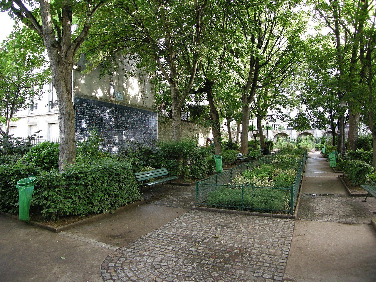 Square Jehan Rictus à Paris